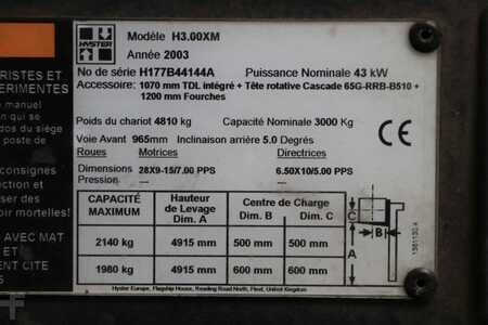 Wózki gazowe 2003  Hyster H3.00XM (4)