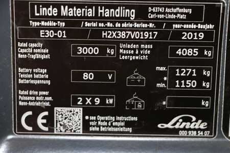 El truck - 4 hjulet 2019  Linde E30-01 (2)
