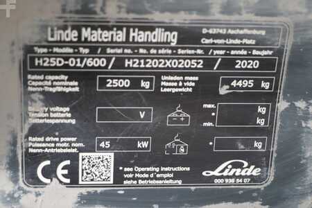 Diesel heftrucks 2020  Linde H25D-01/600 (2)