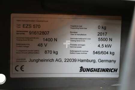 Wózki systemowe do implementacji 2017  Jungheinrich EZS 570 (4)
