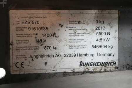 Wózki systemowe do implementacji 2017  Jungheinrich EZS 570 (4)