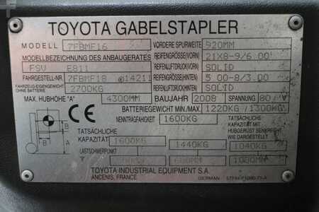 Elektro čtyřkolový VZV 2008  Toyota 7FBMF16 (4)