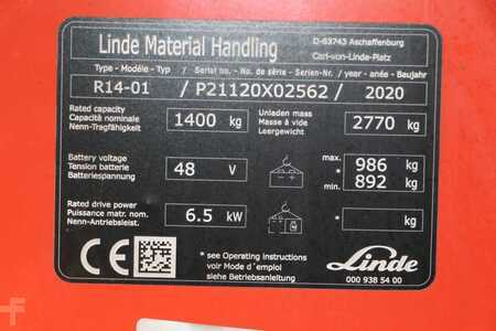 Schubmaststapler 2020  Linde R14-01 (4)