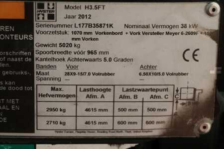 Wózki gazowe 2012  Hyster H3.5FT (2)