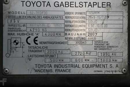 Empilhador diesel 2007  Toyota 62-7FDF30 (4)