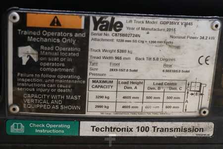 Diesel truck 2015  Yale GDP35VX (4)
