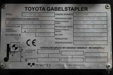 Carrelli elevatori GPL 2021  Toyota 02-8FGF30 (4)