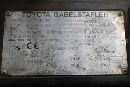 Diesel heftrucks 2000  Toyota 02-7FDF25 (2)