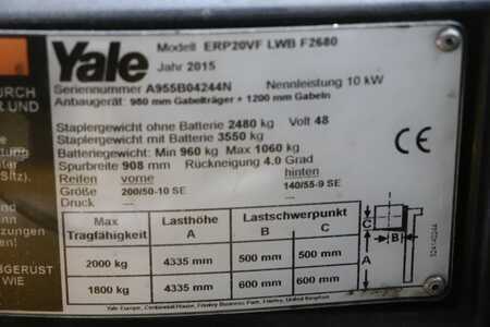 Elektryczne 4-kołowe 2015  Yale ERP20VF (2)