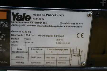 Wózki gazowe 2017  Yale GLP40VX5 (4)