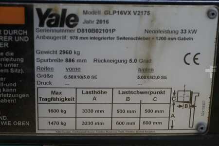 Wózki gazowe 2016  Yale GLP16VX (4)