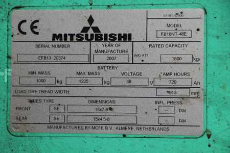 Eléctrico - 3 rodas 2007  Mitsubishi FB18NT (4)