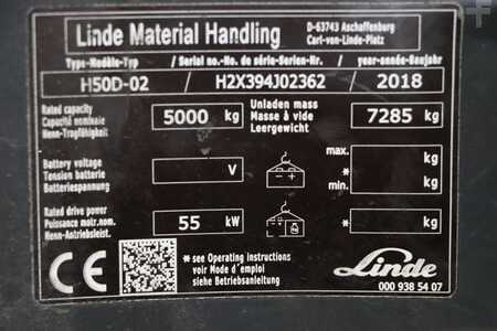 Chariots élévateurs diesel 2018  Linde H50D-02 (4)