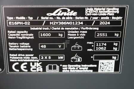 Elektromos 4 kerekű 2024  Linde E16PH-02 (4)