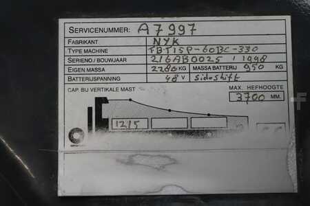 Electric - 3 wheels 1998  Nichiyu FBT15P-60BC (4)