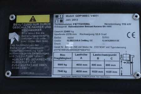 Diesel gaffeltruck 2013  Yale GDP140EC (5)