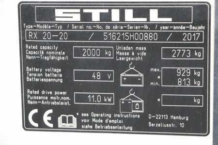Elektro tříkolové VZV 2017  Still RX20-20 (4)