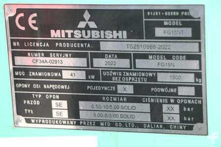 Gázüzemű targoncák 2022  Mitsubishi FG15NT (4)