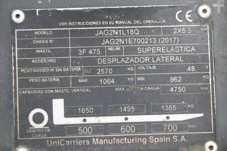 El truck - 4 hjulet 2017  Unicarriers JAG2N1L18Q (4)