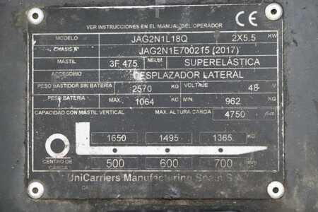 El truck - 4 hjulet 2017  Unicarriers JAG2N1L18Q (4)