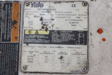 Dieselový VZV 2000  Yale GDP75HCDV (4)