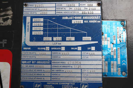 Elektro čtyřkolový VZV 1998  Carer R40CL (4)