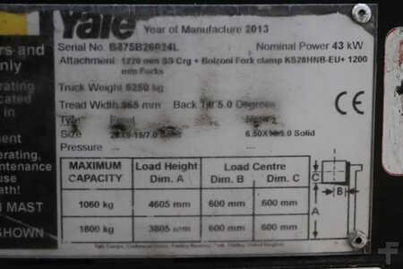 Dieselový VZV 2013  Yale GDP35VX (4)