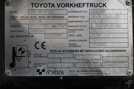 Dieselový VZV 2019  Toyota 02-8FDF30 (4)