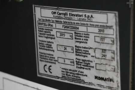 Horizontális komissiózó 2010  Komatsu MWP20J-3Rac (4)