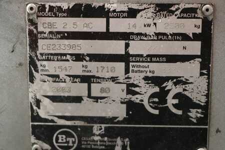 Elektryczne 4-kołowe 2003  BT CBE 2.5 (4)