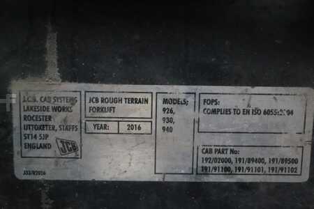 Chariots élévateurs tout terrain 2016  JCB 930-4 T4 (4)