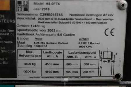 Dieselstapler 2018  Hyster H8.0FT6 (6)