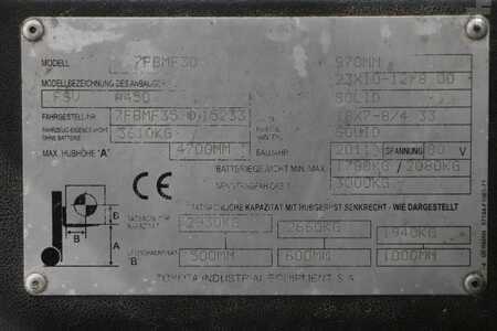 Elektro čtyřkolový VZV 2011  Toyota 7FBMF30 (4)