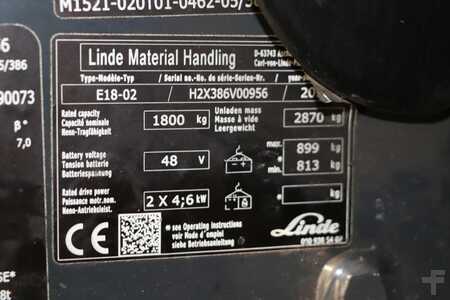 Elektromos 3 kerekű 2019  Linde E18-02 (4)