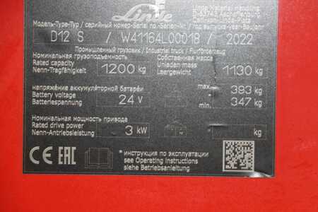 Stacker pedestre 2022  Linde D12 S (4)