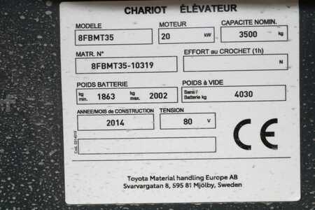 Eléctrica de 4 ruedas 2014  Toyota 8FBMT35 (4)