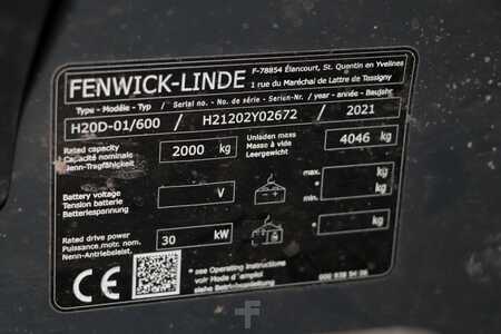 Chariots élévateurs diesel 2021  Linde H20D-01/600 (4)