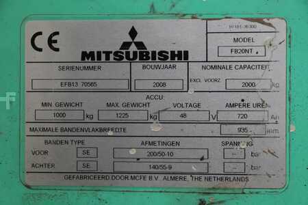 Carrelli elettrici 3 ruote 2008  Mitsubishi FB20NT (4)