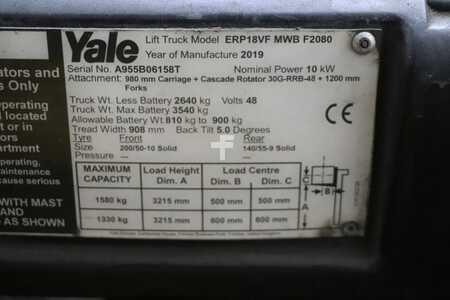 Elektro 3 Rad 2019  Yale ERP18VT (4)