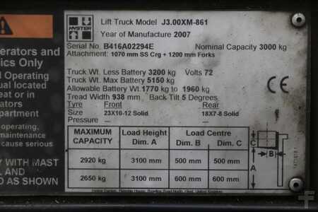 Chariots électriques à 4 roues 2007  Hyster J3.00XM (4)