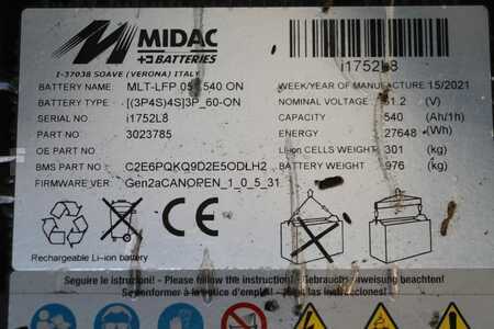 Vertikal ordreplukker 2021  Unicarriers EPH125DTFVI1050 (10)