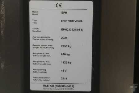 Vertikal ordreplukker 2021  Unicarriers EPH125DTFVI1050 (7)