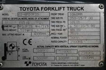 Dieselstapler 2019  Toyota 02-8FDJF35 (4)