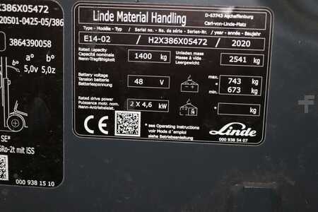 Electric - 3 wheels 2020  Linde E14-02 (4)
