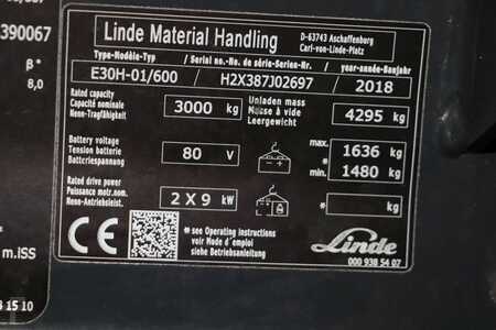 Eléctrico - 4 rodas 2018  Linde E30H-01/600 (4)