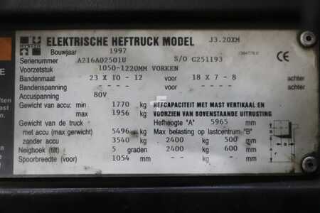 Elektro 4 Rad 1997  Hyster J3.20XM (4)