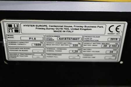 El-pallevogn 2019  Hyster P1.6 (4)