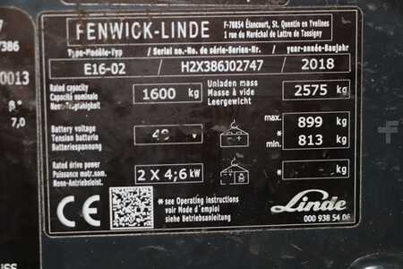 Eléctrico - 3 rodas 2018  Linde E16-02 (4)