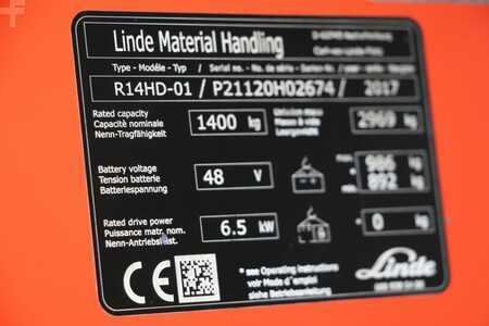 Schubmaststapler 2017  Linde R14HD-01 (4)