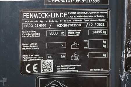 Diesel gaffeltruck 2021  Linde H80D-03/900 (4)